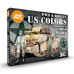 WWII & MODERN US COLORS - SIGNATURE SET BY ADAM WILDER - AK Interac...