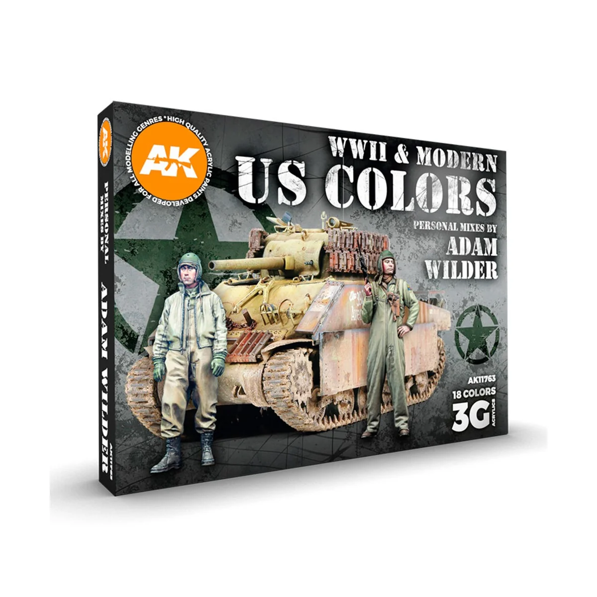 WWII & MODERN US COLORS - SIGNATURE SET BY ADAM WILDER - AK Interac...