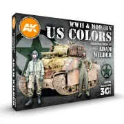 WWII & MODERN US COLORS - SIGNATURE SET BY ADAM WILDER - AK Interac...