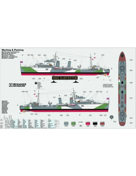 HMS Harvester, 1/500 - Mistercraft S-98