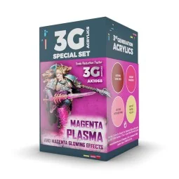WARGAME COLOR SET. MAGENTA PLASMA AND GLOWING EFFE - AK Interactive...