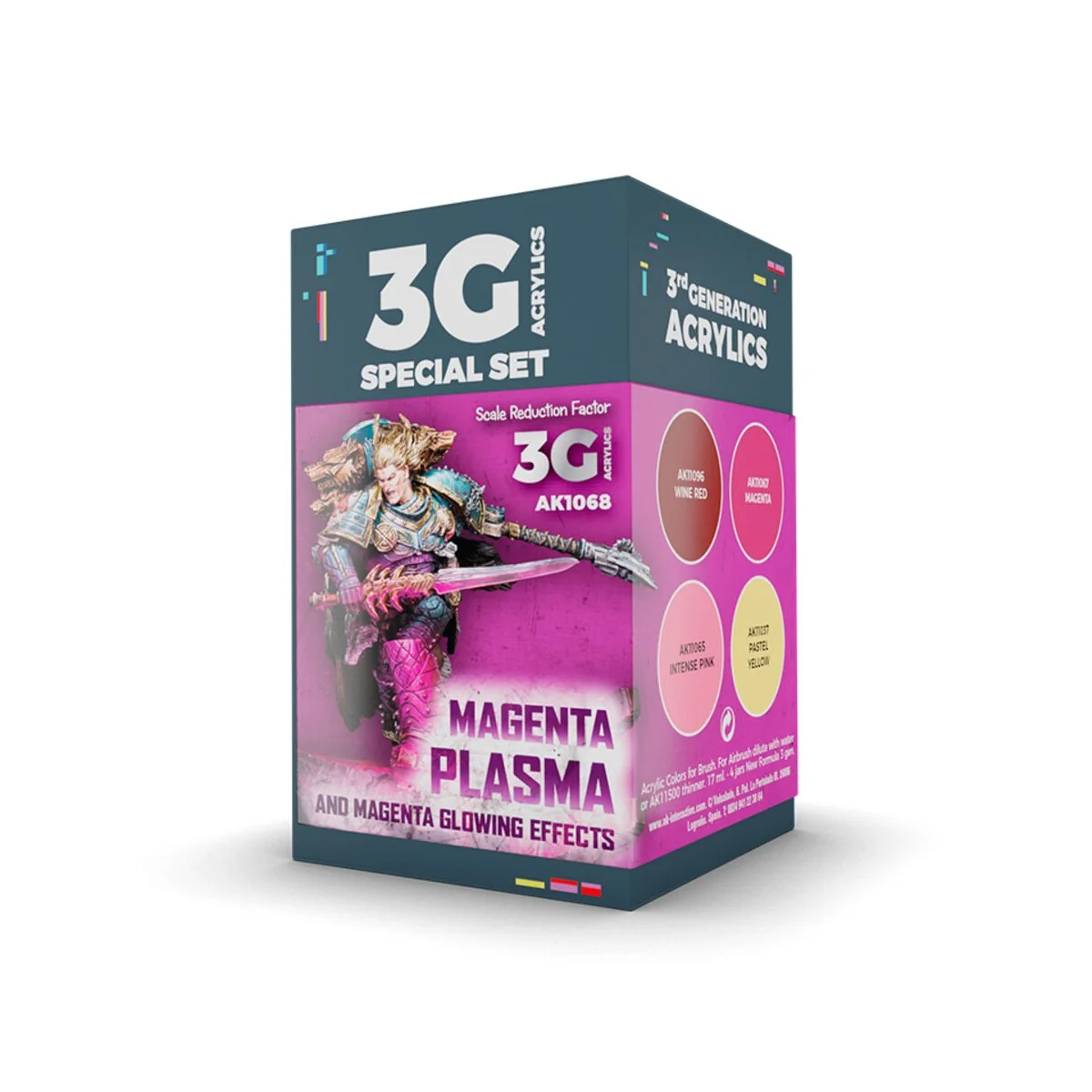 WARGAME COLOR SET. MAGENTA PLASMA AND GLOWING EFFE - AK Interactive...