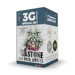 WARGAME COLOR SET. STONE AND ROCK EFFECTS. - AK Interactive AK1074