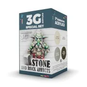 WARGAME COLOR SET. STONE AND ROCK EFFECTS. - AK Interactive AK1074