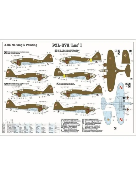 PZL P-37A Los I, 1/72 - Mistercraft D-06