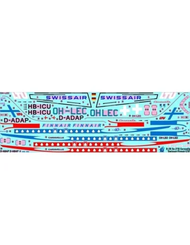 Se-210 Caravelle Swissair, 1/144 - Mistercraft D-48