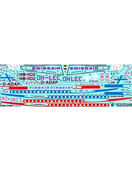 Se-210 Caravelle Swissair, 1/144 - Mistercraft D-48