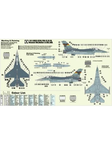 [NO_DESC] F-16C-30 Ramstain Dragon, 1/72 - Mistercraft D-67