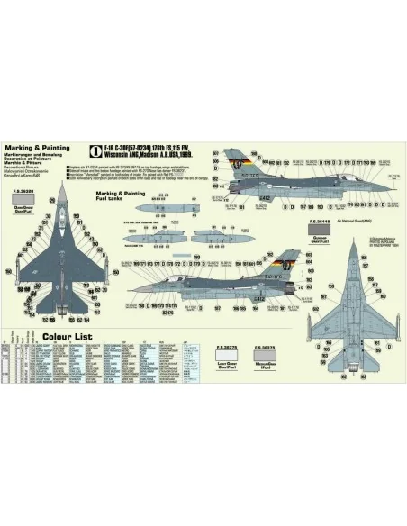 F-16C-30 Ramstain Dragon, 1/72 - Mistercraft D-67