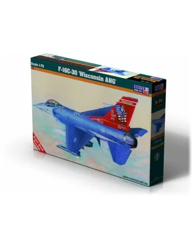 F-16C-30 Wisconsin ANG, 1/72 - Mistercraft D-74