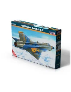 J-35J Draken Swedish A.F, 1/72 - Mistercraft D-88