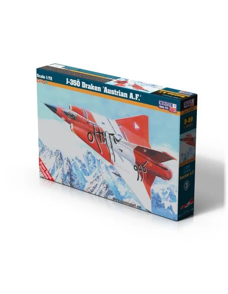 J-35Ö Draken Austrian A.F, 1/72 - Mistercraft D-89