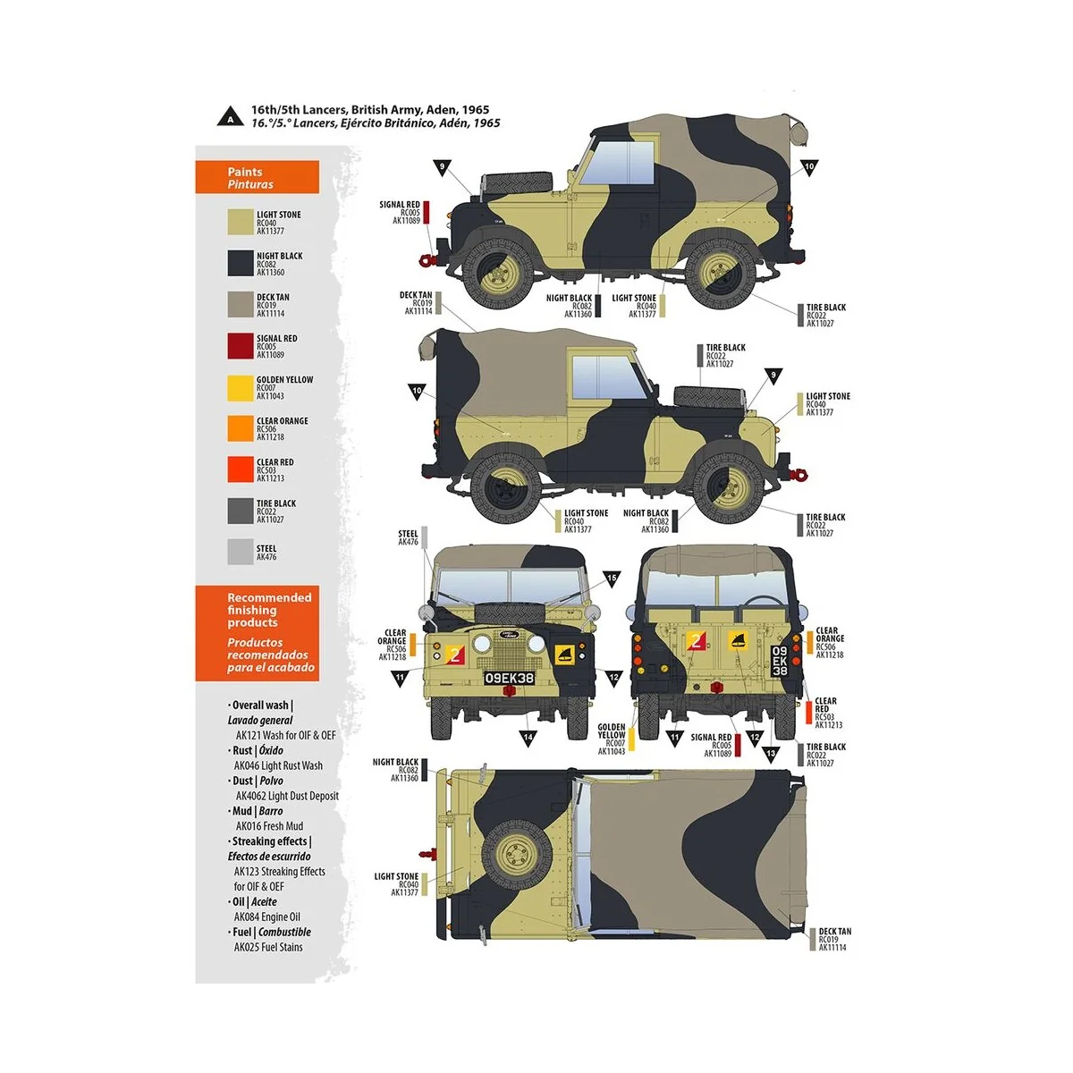Land Rover 88 Series IIA Rover 8 1/35 - AK Interactive AK35012