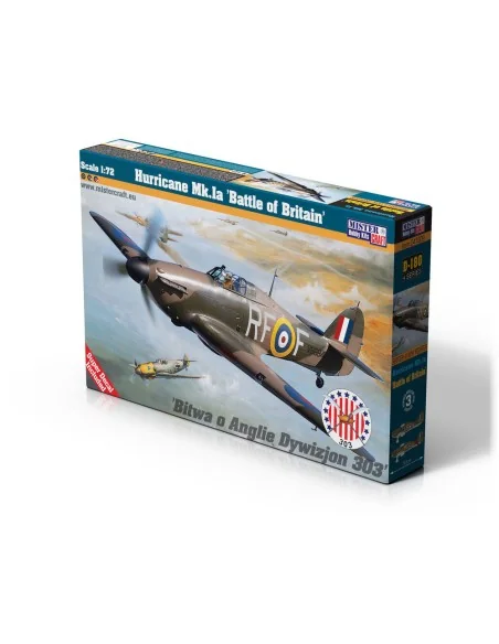 Hurricane Mk.Ia "Battle of Britan", 1/72 - Mistercraft D-180