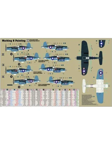 F-4U-1A Corsair, 1/72 - Mistercraft D-205