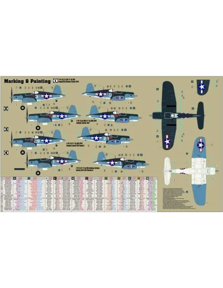 F-4U-1A Corsair, 1/72 - Mistercraft D-205