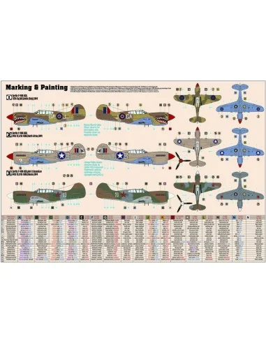 P-40 K Kittyhawk Mk.III, 1/72 - Mistercraft D-220