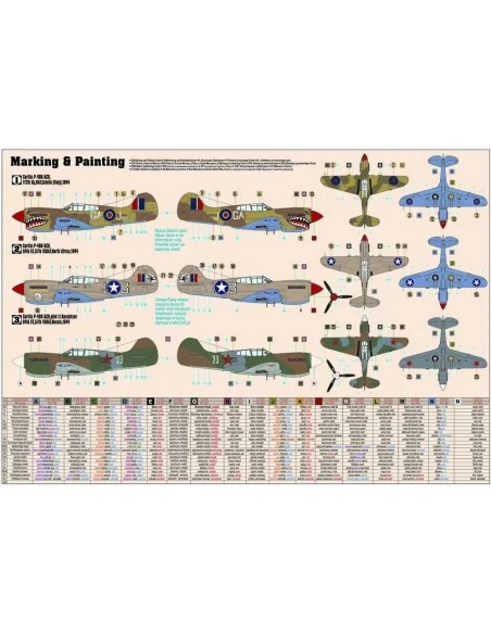 P-40 K Kittyhawk Mk.III, 1/72 - Mistercraft D-220