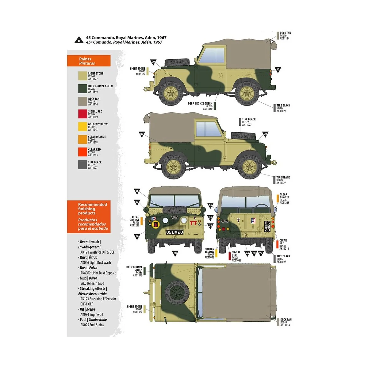 Land Rover 88 Series IIA Rover 8 1/35 - AK Interactive AK35012