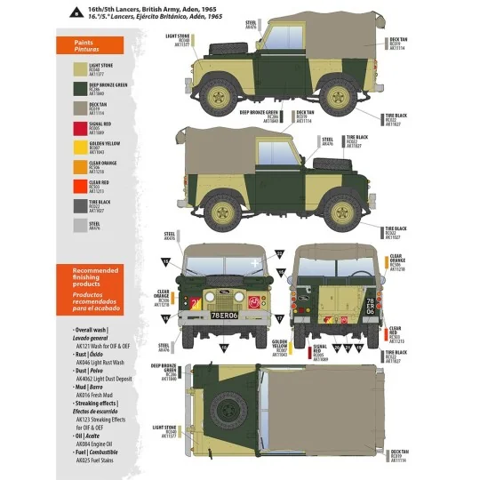 Land Rover 88 Series IIA Rover 8, 1/35 - AK Interactive AK35012