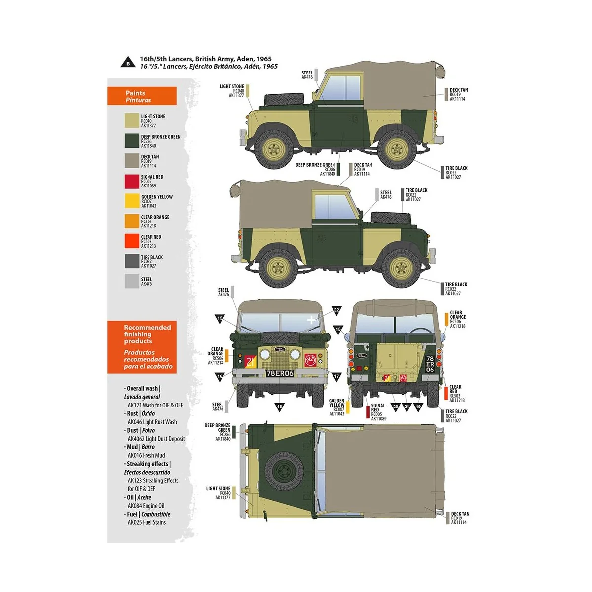 Land Rover 88 Series IIA Rover 8, 1/35 - AK Interactive AK35012