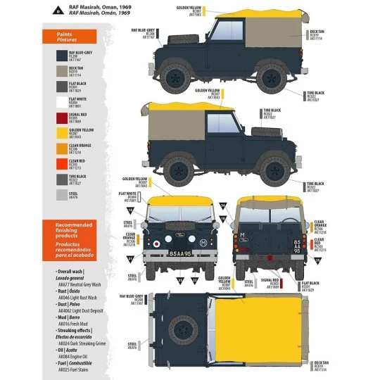 Land Rover 88 Series IIA Rover 8, 1/35 - AK Interactive AK35012