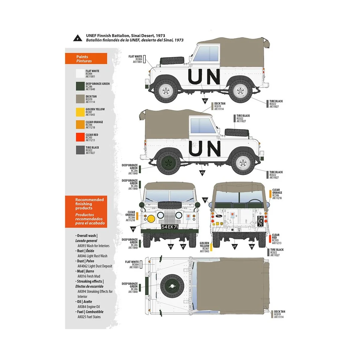 Land Rover 88 Series IIA Rover 8 1/35 - AK Interactive AK35012