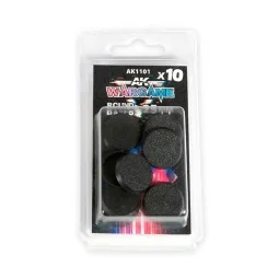 PLASTIC WARGAME BASES. ROUND BASE 25mm - AK Interactive AK1101