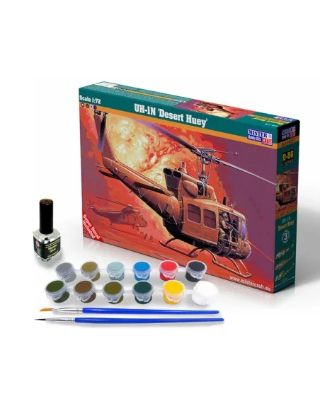 UH-1N Desert Huey, START SET, 1/72 - Mistercraft SD-56