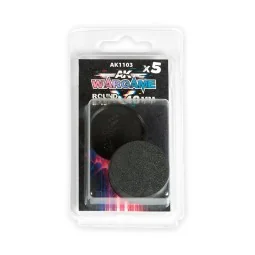 PLASTIC WARGAME BASES. ROUND BASE 40mm - AK Interactive AK1103