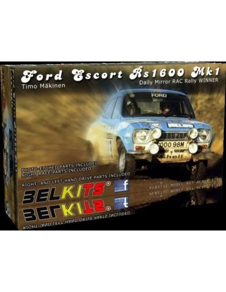 FORD ESCORT Rs1600 MK.1 Makinen RAC 1973, 1/24 - BELKITS BEL006