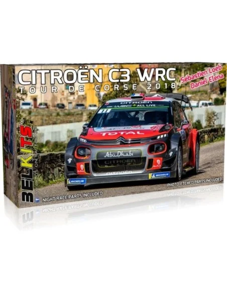 Citroen C3 Loeb Tour de Corse 2018, 1/24 - BELKITS BEL017