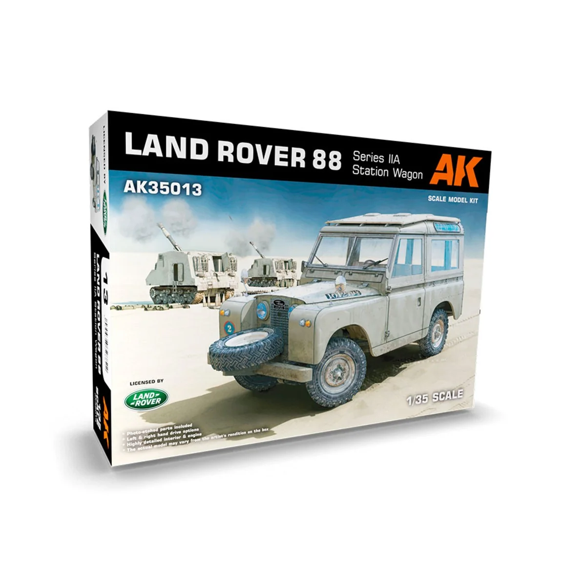 Land Rover 88 Series IIA -Station Wagon, 1/35 - AK Interactive AK35013 Land Rover 88 Series IIA -Station Wagon, 1/35 - AK Interactive AK35013