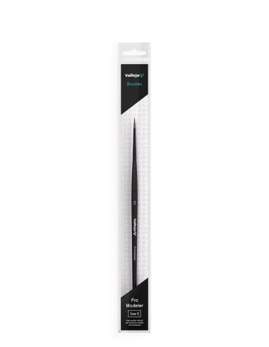 Natural Hair Round Brush No. 0 - Vallejo B01000