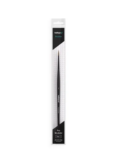Natural Hair Round Brush No. 1 - Vallejo B01001