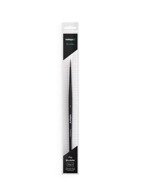 Natural Hair Round Brush No. 2 - Vallejo B01002