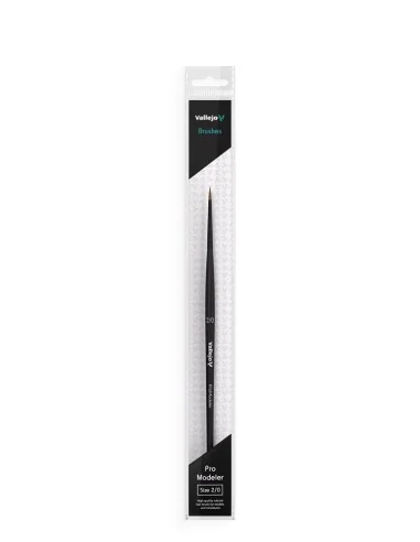 Natural Hair Round Brush No. 2/0 - Vallejo B01020