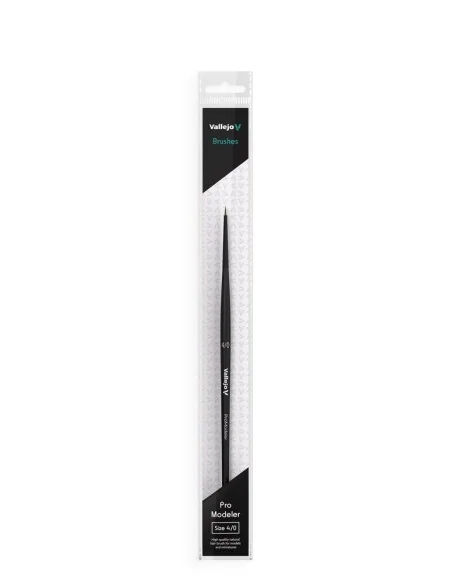 Natural Hair Round Brush No. 4/0 - Vallejo B01040