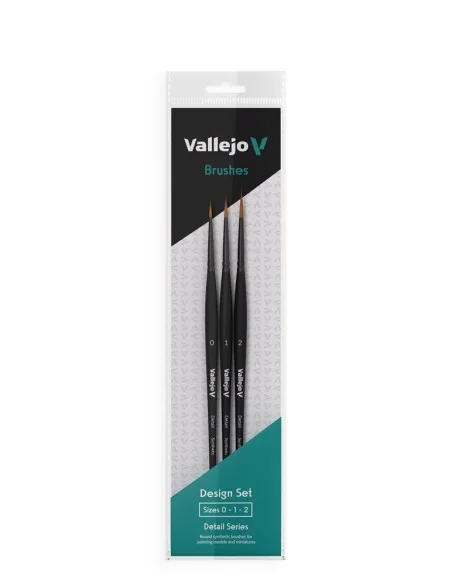 Design Set Synthetic fibers (Sizes 0, 1 & 2) - Vallejo B02991