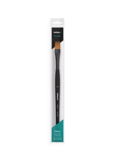 Flat Rectangular Synthetic Brush No. 10 - Vallejo B04010