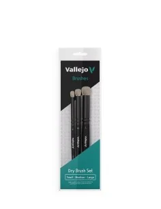 [NO_DESC] Dry Brush Set Natural Hair (S, M & L) - Vallejo B07990