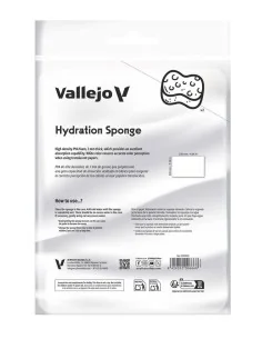 2 Reusable hydration sponges (220 x 140 mm) - Vallejo B90002