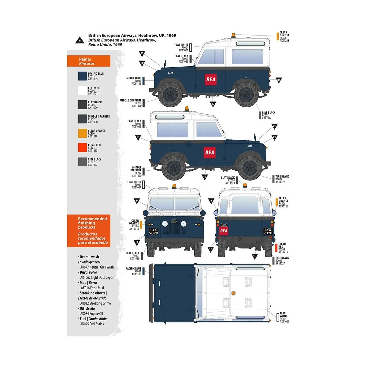Land Rover 88 Series IIA -Station Wagon 1/35 - AK Interactive AK35013