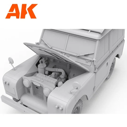Land Rover 88 Series IIA -Station Wagon, 1/35 - AK Interactive AK35013 Land Rover 88 Series IIA -Station Wagon, 1/35 - AK Interactive AK35013