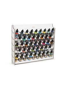 Wall Mounted Paint Display for 18 ml bottles 39 x 5, 2 x 31 cm - Va...