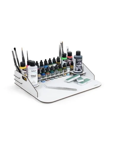 Paint display and work station 40 x 30 x 8, 5 cm - Vallejo 26011