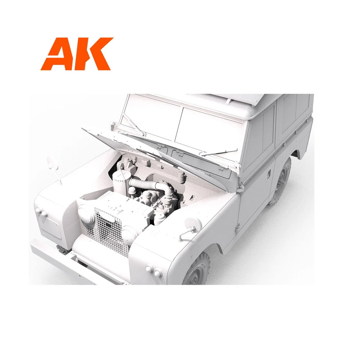 Land Rover 88 Series IIA -Station Wagon, 1/35 - AK Interactive AK35013 Land Rover 88 Series IIA -Station Wagon, 1/35 - AK Interactive AK35013