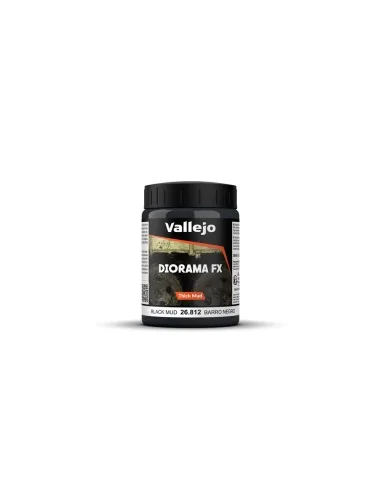 [NO_DESC] Diorama FX: Black Thick Mud 200 ml - Vallejo 26812