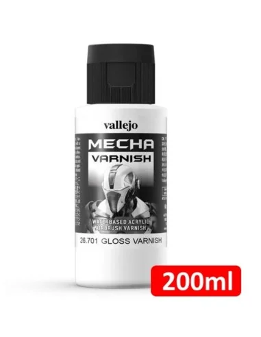 [NO_DESC] Mecha Color: Mecha Gloss Varnish 200 ml - Vallejo 27701