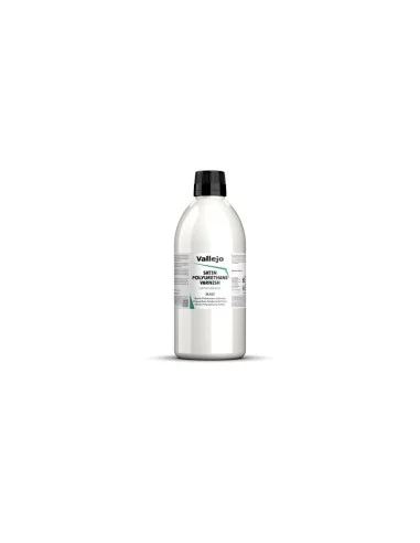 Varnish: Satin Polyurethane Varnish 500 ml - Vallejo 28652